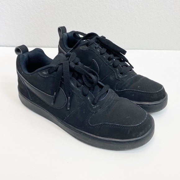 Nike Other - Nike Court Borough Low Triple Black Shoes Mens 7